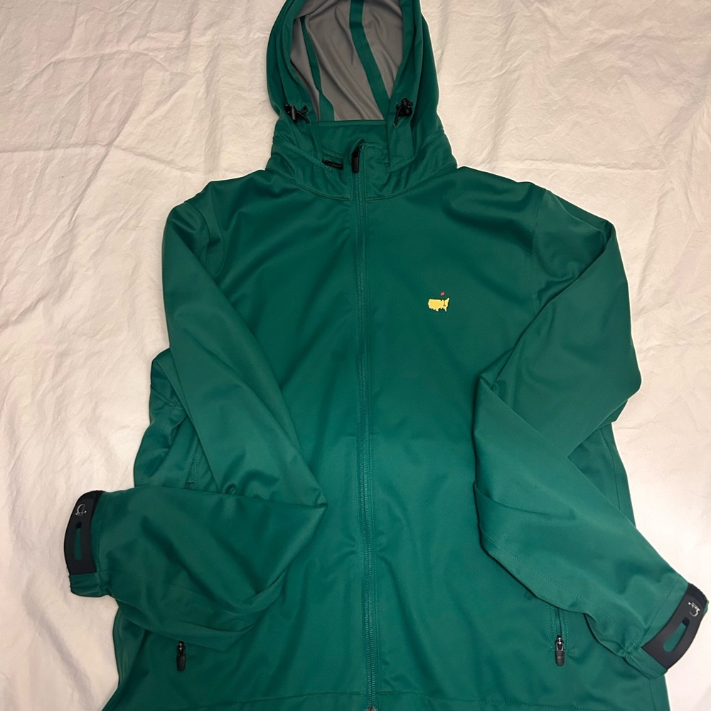 Women’s Masters Tech Green Full Zip Jacket with Stowable Hood